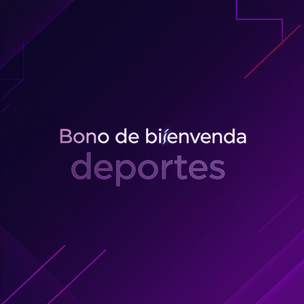 Bono de bienvenida deportes