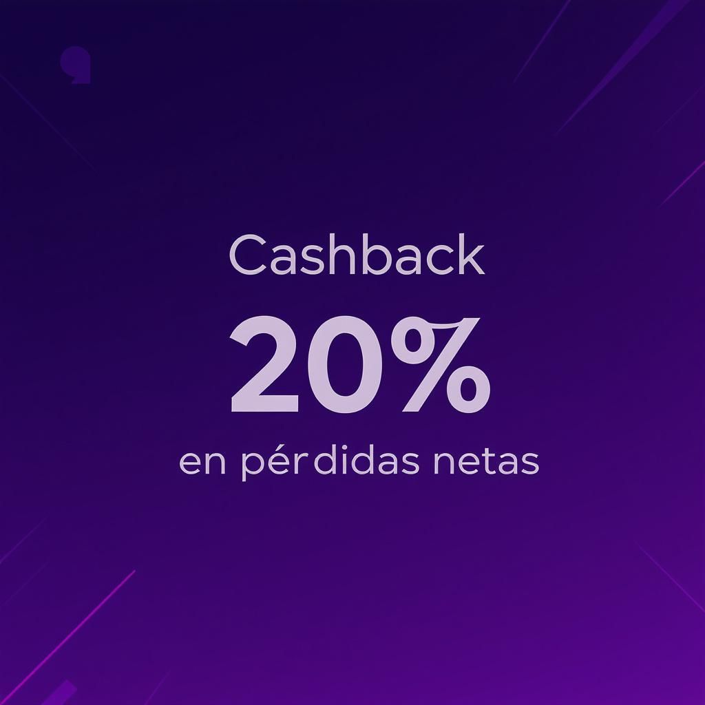 Cashback 20% en pérdidas netas